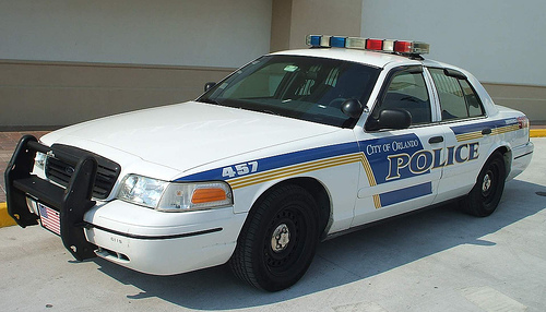 Amerikanisches Polizeiauto