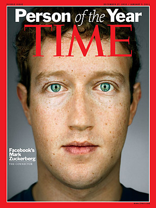 Mark Zuckerberg, Time Person of the Year 2010